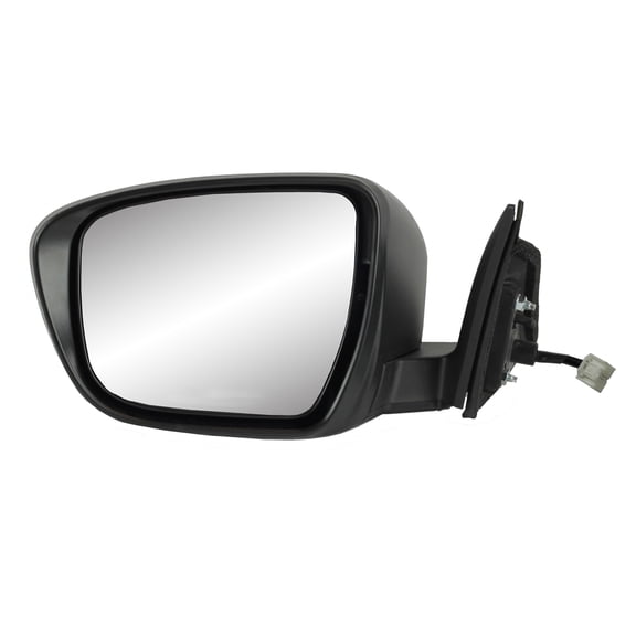 68136N - Fit System Driver Side Mirror For 17-18 Nissan Rogue Us Built, 2018 Rogue (Korea), 2016 Rogue (Japan), Textured Black W/ Ptm Cover, Foldaway, Driver Side, Power