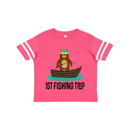 

Inktastic 1st Fishing Trip Gift Toddler Boy Girl T-Shirt