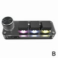 thumbnail image 1 of Clerance![Rgb With Light] Black 3 Keys 1 Knob Three-Key Custom Keypad Macro Knob Copy And Paste Shortcut Keys E-Sports Game Mini Machine Hot Plug Customiz, 1 of 8