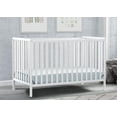 Delta Children Heartland 4in1 Convertible Crib, Greenguard Gold Certified, Bianca White