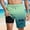 c01Green, variant on Men's Gradient Coconut Print Pocket Elastic Waist Drawstring Beach Pants Lined Shorts Hawaiian Beach Shorts with Pockets Red L