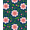 Blue, variant on ODIKA 4'x6' Machine Washable Non-Slip Area Rug, Victorian Garden Scrollwork with Flourishing Petal and Vine Details High Traffic Rug, Navy, 389877