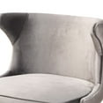 thumbnail image 4 of Baxton Studio Sagira Modern Transitional Grey Velvet Fabric Upholstered and Walnut Brown Finished Wood 2-Piece Counter, 4 of 6