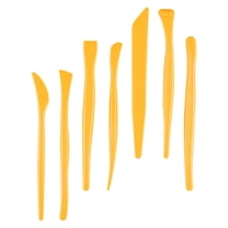 YOSADIER 1 Set Serrated Sculpting Tool for Clay Crafts Orange Plastic Shaping Smoothing