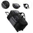 thumbnail image 6 of Kokiya Wheeled Duffel Bag Large Capacity Rolling Garment Bag for Traveling Beach Women Grey, 6 of 9