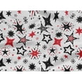 thumbnail image 5 of oneOone Rayon Red Fabric Merry Christmas Dress Material Fabric Print Fabric By The Yard 56 Inch Wide-IFI, 5 of 5