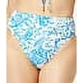 thumbnail image 3 of Coco Reef BLUE CRUSH Bungalow Floral High Esteem Bikini Swim Bottom, US Medium, 3 of 5