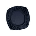 thumbnail image 3 of Housses de Chaise d'Ordinateur Extensibles Universelles Protecteur de Siège Extensible Confort Bleu Foncé, 3 of 8