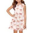 thumbnail image 2 of EnJoCho Tween Girls Summer Active Tennis Dress Sleeveless Cute Bubble Dress Kids Casual Dance Beach Tank Dress 2026 Clothes, 2 of 5