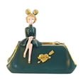 thumbnail image 2 of Caja para pañuelos faciales, porta servilletas, elegante dispensador de pañuelos, estuche de resina para pañuelos para encimera, armario, aniversario, Verde, 2 of 8