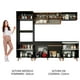 thumbnail image 5 of Madesa Gabinete de Cocina Completa 260 cm Reims Negro/Rústico 02, 5 of 8