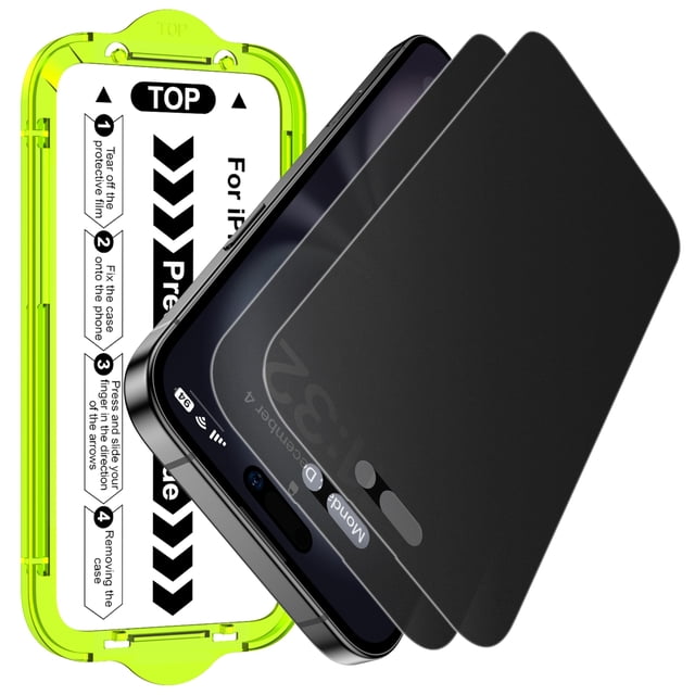Protector de Pantalla Esanik Vidrio Mate con Privacidad para iPhone 15/16 Plus