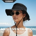 thumbnail image 6 of OZERO Sun Hat for Men Women：UV Protection Breathable Wide Brim Bucket Hat for Summer Fishing, Hiking, Camping Lightweight Outdoor Adventure Cap, 6 of 9