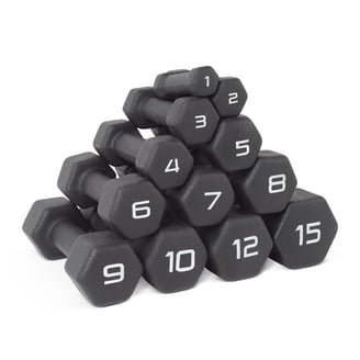 BalanceFrom Fitness Dumbbell Weight Set, 3-12 Pound with Stand for