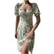 thumbnail image 1 of Moda mujer verano manga corta sexy casual impresión sin espalda mini vestido Fridja bnh1485, 1 of 8