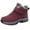 Wine |#23, variant on Women's Waterproof Warm Hook and Loop Platform Snow Boots Comfort Fur Lined Orthopedic Lightweight Non Slip Booties for Winter Ski Outdoor Hiking (Red,39)