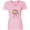 Classic Pink, variant on Monkey Love Tutu Dance Women's V-Neck T-Shirt