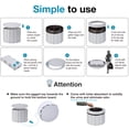 thumbnail image 4 of TRIPTIPS Portable Toilet for Car Travel Toilet Camping Toilet Waterproof Camping/Boat/Hiking/Long Trips (Grey), 4 of 8