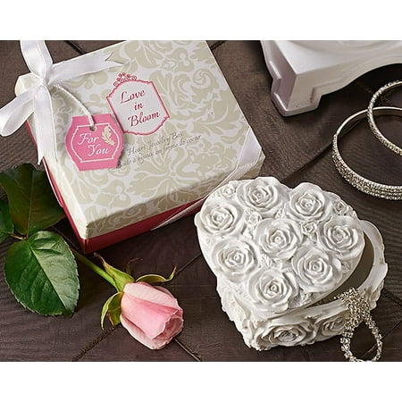 - Love in Bloom Heart Jewelry & Trinket Box