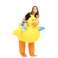 thumbnail image 2 of Disfraz de Pato Amarillo Inflable JYZCOS para Noche de Gallina y Despedida de Soltero/Halloween, 2 of 3