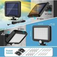 thumbnail image 2 of Luces solares para exteriores de 56 LED con sensor de movimiento, IP65 a prueba de agua, Ángulo de iluminación de 120°, Lámpara solar de pared para jardín con cable de 5 m, 2 of 5