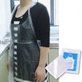 thumbnail image 6 of 100 Count Disposable Waterproof Aprons, Plastic Cooking, Painting & Housework, 23 x 37 Inches Clear Polyethylene, 6 of 8