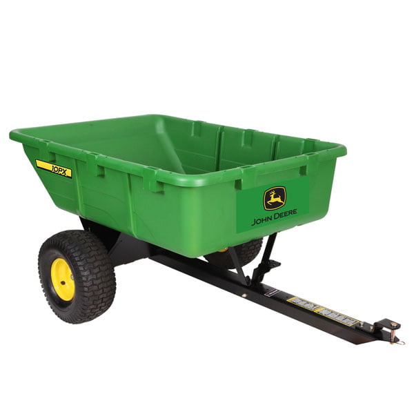 NEW GENUINE John Deere PCT-100JD 650lb Capacity Plastic Dump Cart for Lawn Mower 