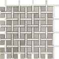 thumbnail image 2 of Apollo Tile   5 pack Beige and White 12-in. x 12-in. Polished Marble Mosaic Wall and Floor Tile (5 Sq ft/case), 2 of 3