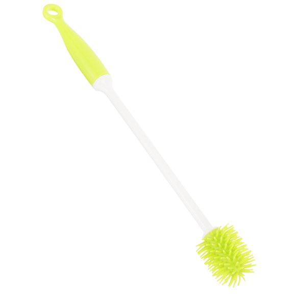 OFFIGAM Silicone Bottle Brush Set with Handle for Deep Cleaning Narrow Bottles and Hard-to-Reach Areas