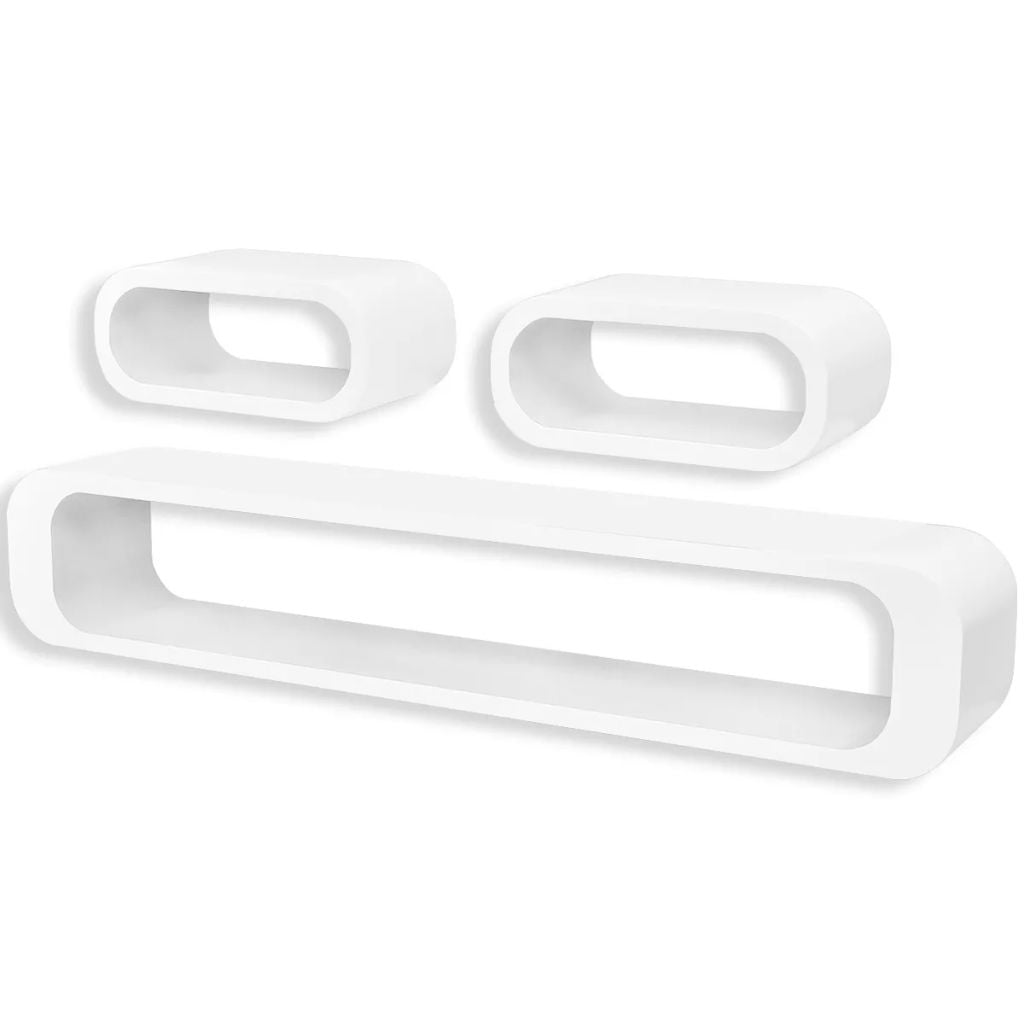 Clearance 3 Floating Wall Display Shelf, Wall Decor Storage Shelf, Wall Mount Display Rack for Bedroom