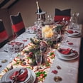 thumbnail image 3 of BJUTIR Christmas Table Runner Holiday Table Runners For Dining Room Snowflake Snowman Table Runner For Christmas Table Decorations Holiday Decor, 3 of 9