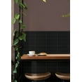 thumbnail image 4 of WallPops Subway Black Peel and Stick Luxury Wall Tiles, 4 of 4