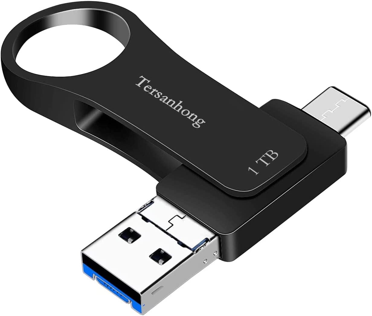 USB 3.0 Dual USB C Flash Drive 1TB,3 in 1 Type C Thumb for MacBook Android Phones Photo Stick External Date Storage for Smart Phones,Computers and Walmart.com