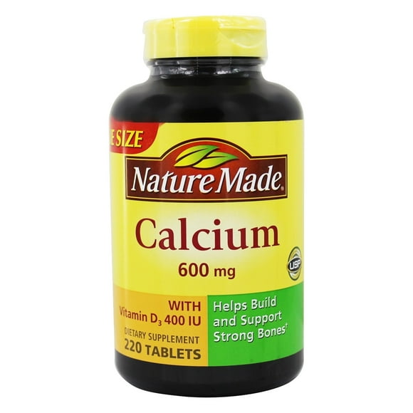 Nature Made - Calcium 600 Mg. - 220 Comprimés