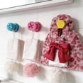 thumbnail image 4 of 3pcs Cute Screw Shape Adhesive Hooks No Drilling Wall Hooks Heavy Duty Decorative Hooks For Coats Bags Keys Towels Home Kitchen Bathroom Door, 4 of 6
