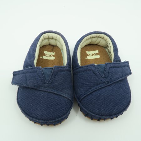 

Pre-owned Toms Boys Blue Shoes size: 2 Infant