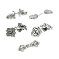 thumbnail image 3 of KLKCMS 5 Pcs Pince à Broche de Pull Châle Décoration Alliage Femmes Filles Portant un Pull, 3 of 9