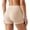 Beige, variant on Boxer Briefs for Women Mid Rise Butt Lift Support Boy Shorts Underwear Soft Stretch Full Coverage Panties S-XL