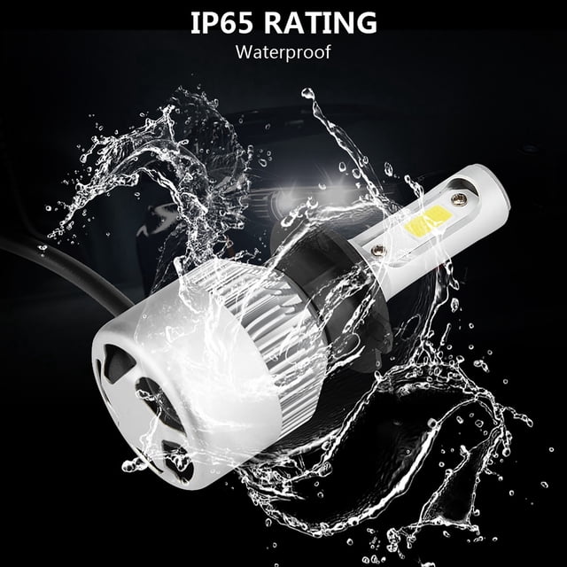 PAR DE H7, CAR HI LO AUTO BOMBILLAS H7 LED FARO LED 36W 8000LM FARO 6000K PLATA