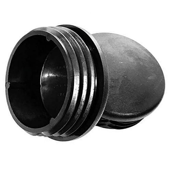 (Pack of 8) 3" OD Round (76.1 mm) Light Pole Domed Plugs (6-10 Ga - Fits Hole ID 2.59" to 2.73") Flex Ridges | Heavy Duty, Impact Resistant Top Cap | Fence Post Slide Inserts | Fitness Eqpt End CAPS