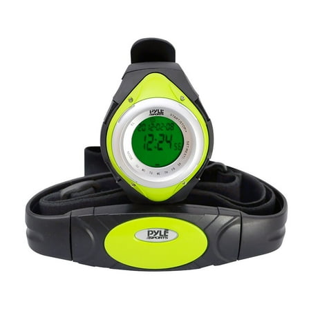 NEW PYLE PHRM38GR LED Heart Rate Monitor Sports Watch w/ Calorie Counter Green