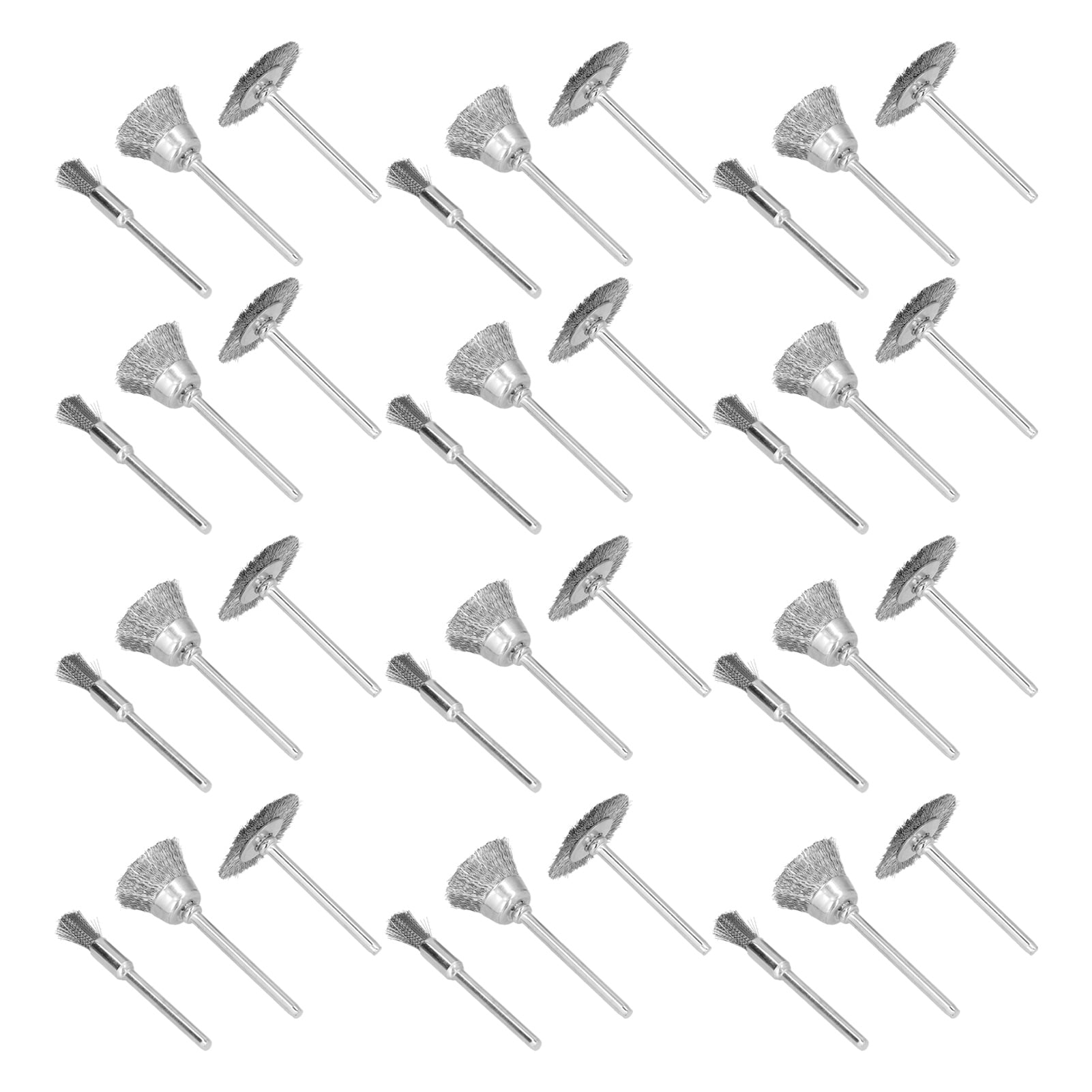 Steel Wire Wheels Wire Wheels Set 45PCS Electric Grinding Steel Wire