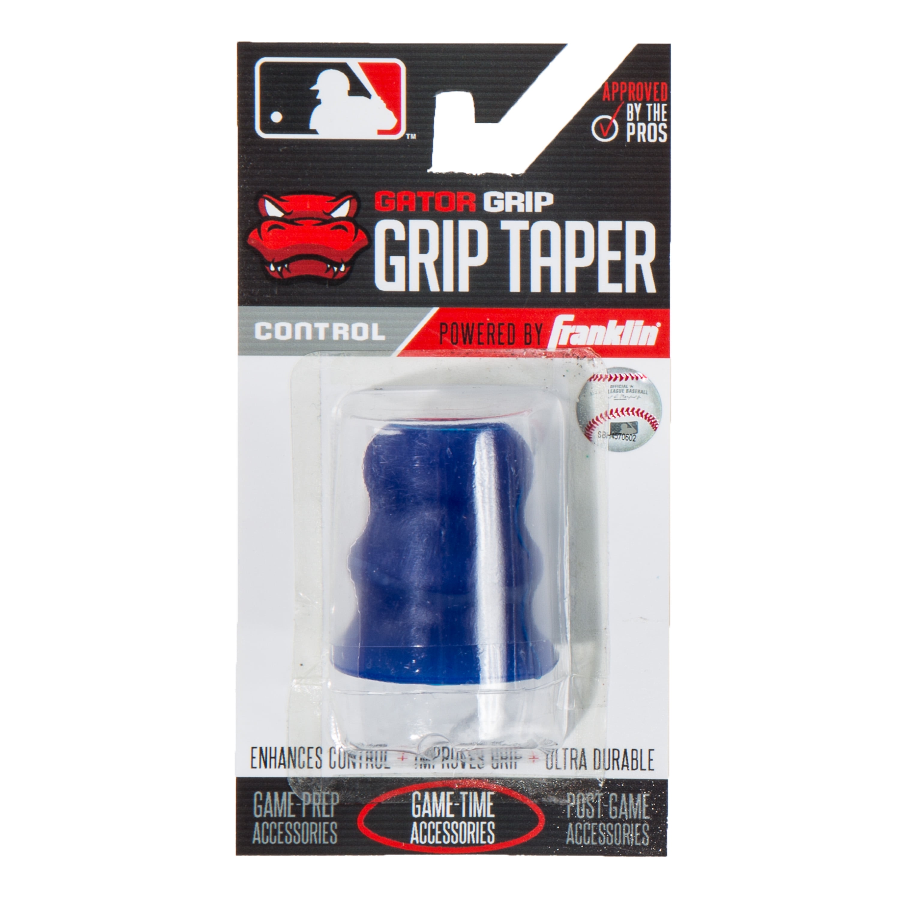 Franklin Sports MLB Gator Grip Baseball Bat Grip Taper Navy