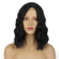 thumbnail image 1 of peluca de fibra química peluca damas europeas y americanas cabello corto y rizado cabeza cabeza encaje frontal peluca conjunto de cabello, 1 of 5