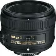 Nikon D5600 DSLR Camera with Nikon AF-P DX NIKKOR 18-55mm f/3.5-5.6G VR Lens + Nikon AF-S NIKKOR 50mm f/1.8G Lens + Pixi Starter Bundle Kit