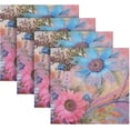 thumbnail image 5 of GZHJMY Flower Painting Cloth Napkins Set of 4,Reusable Washable Polyester Dinner Table Napkins for Kitchen,Dining,Restaurant,Party Decoration, 5 of 7