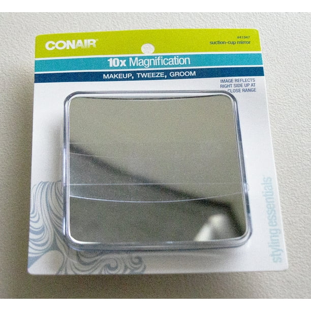 Conair 10X Magnification Suction Makeup Mirror