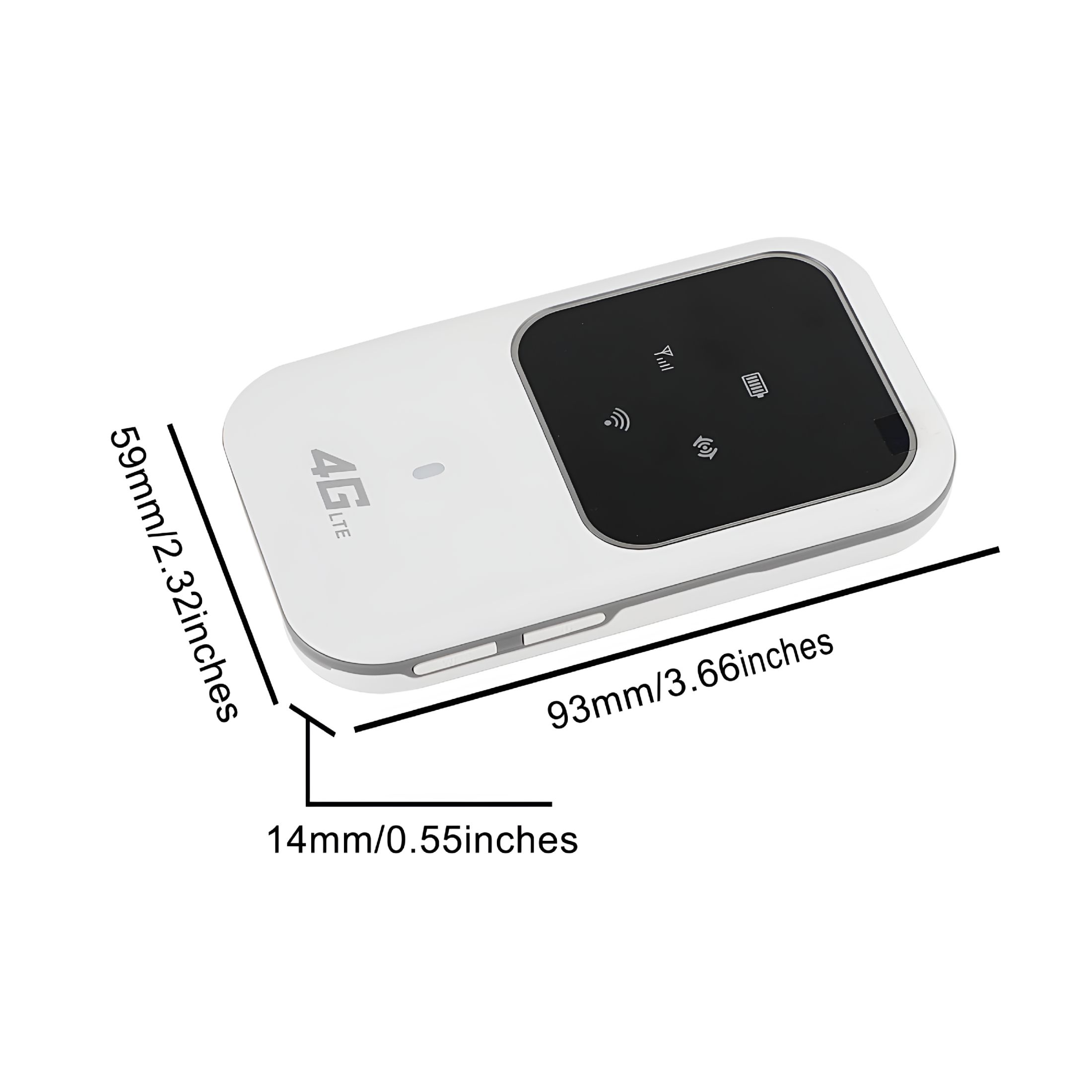 GJX 2026 New 4G Lte Portable Mobile Wifi Wireless Router,For Travel,Home,Office,Outdoor,Remote Areas,Internet Sharing,Work on the Go