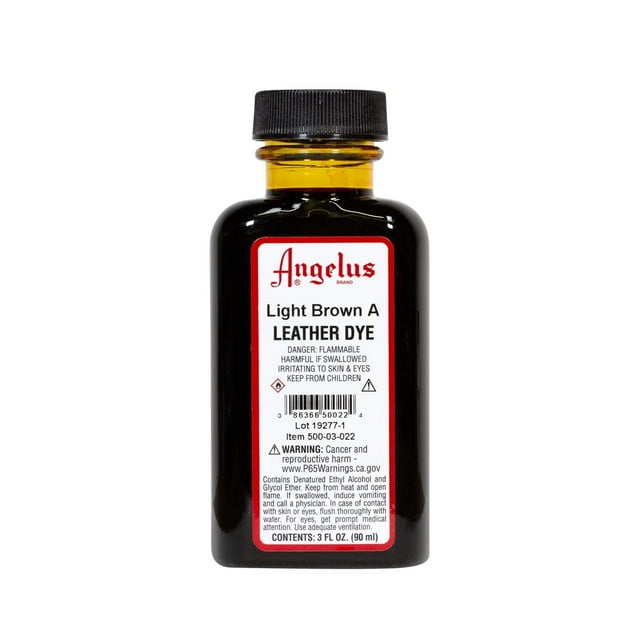 Tinte para piel Angelus Marrón Claro 90 ml a base de alcohol