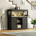 thumbnail image 2 of Herture 60 Gallon Reptile Terrarium with Stand, Terrarium Enclosure with Acrylic Doors, Storage Cabinet with Barn Door, Mesh Lid & Power Outlet – Vivarium Habitat for Medium Reptiles Black PX05RTB, 2 of 6